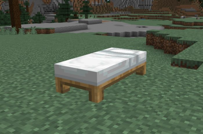 Cum să faci un pat în Minecraft