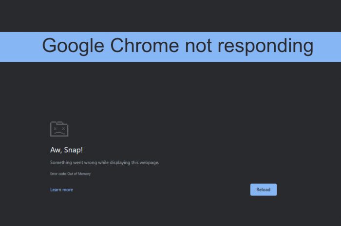 Cum să remediați că Google Chrome nu răspunde