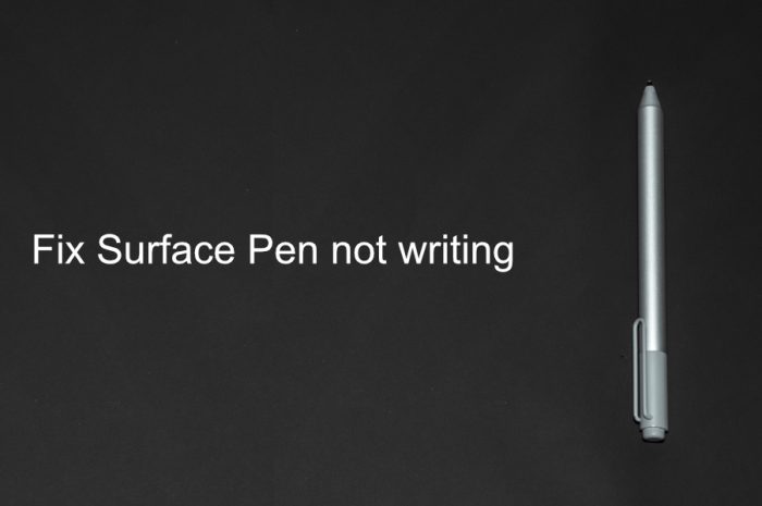 Cum să remediați Surface Pen care nu scrie pe tableta Surface