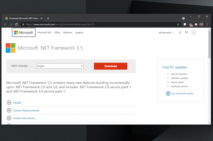 Cum să descărcați .NET Framework 3.5 pe Windows 10