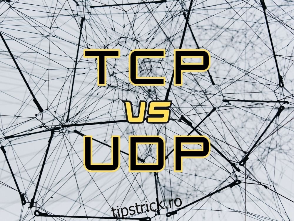 Comparație TCP UDP