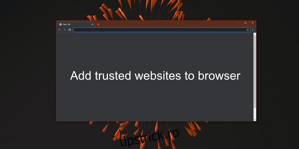 browser de site-uri de încredere