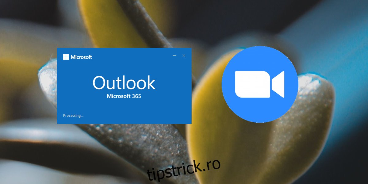 Zoom întâlnire în Outlook