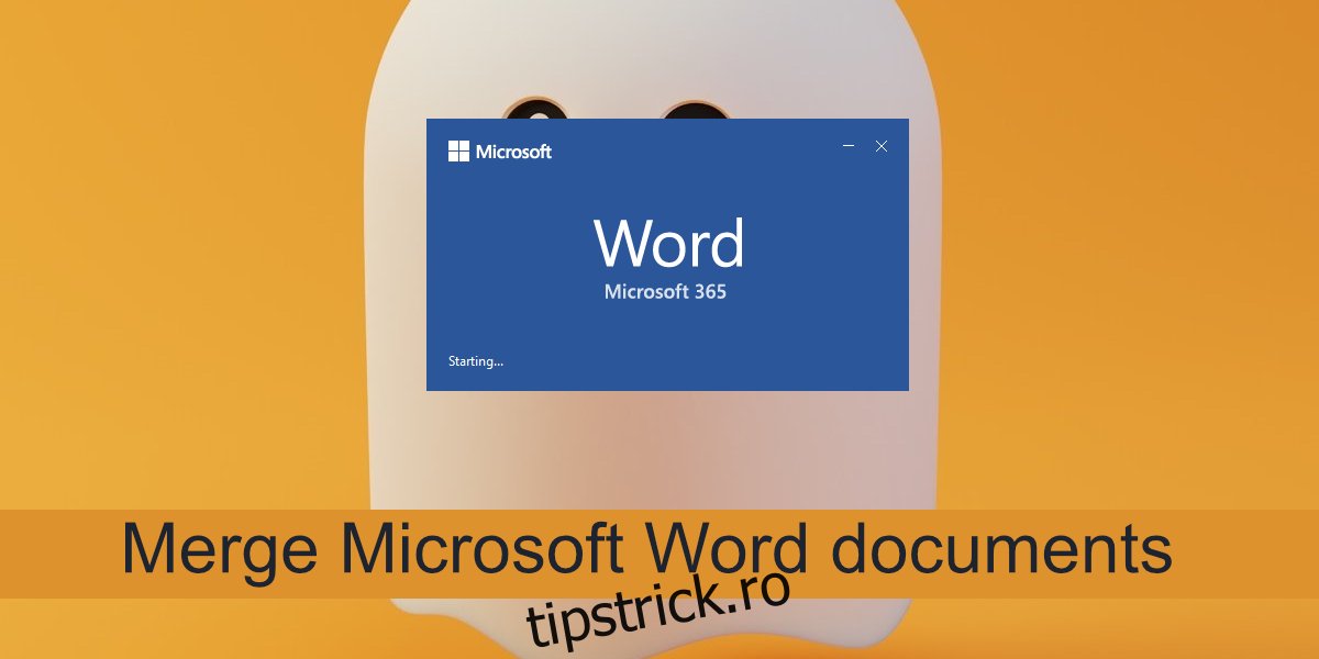 îmbina documentele Microsoft Word