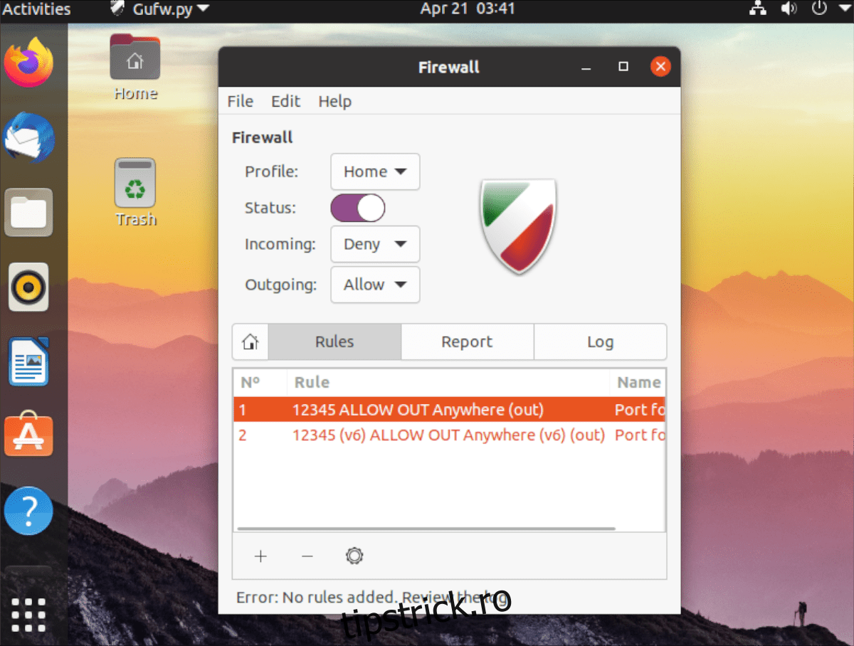 port forward pe Ubuntu