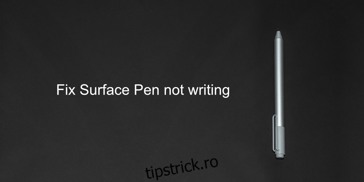 Surface Pen nu scrie