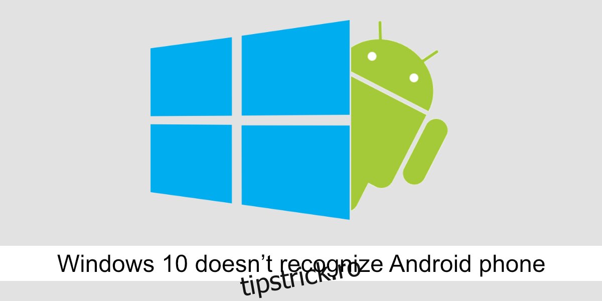  Windows 10 nu recunoaște telefonul Android