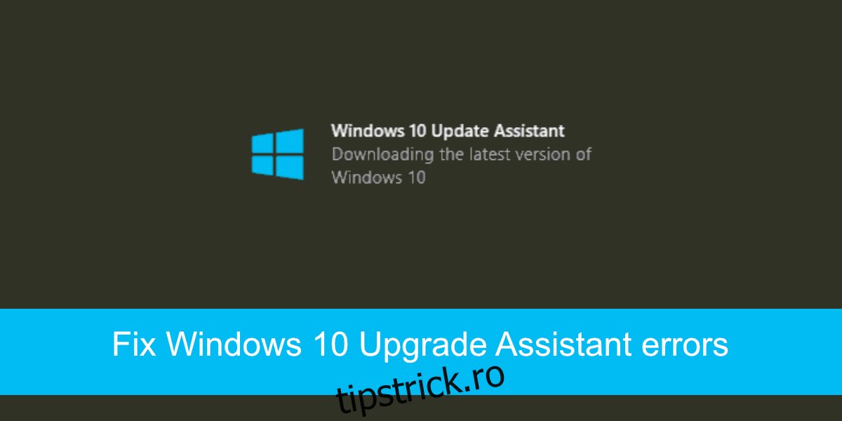 Erori Windows 10 Upgrade Assistant