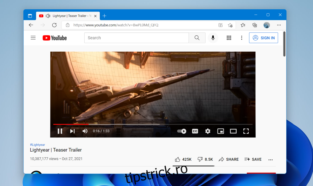 Youtube rămâne în urmă pe Windows 11