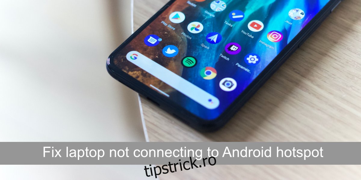 remediați laptopul care nu se conectează la hotspot Android