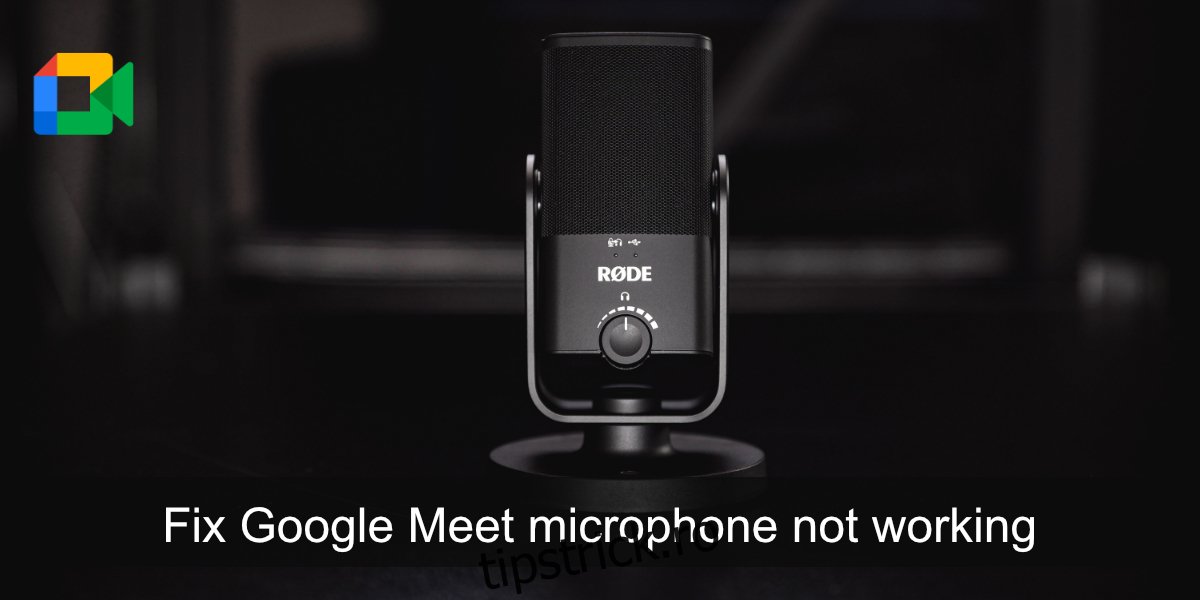 remediați microfonul Google Meet care nu funcționează
