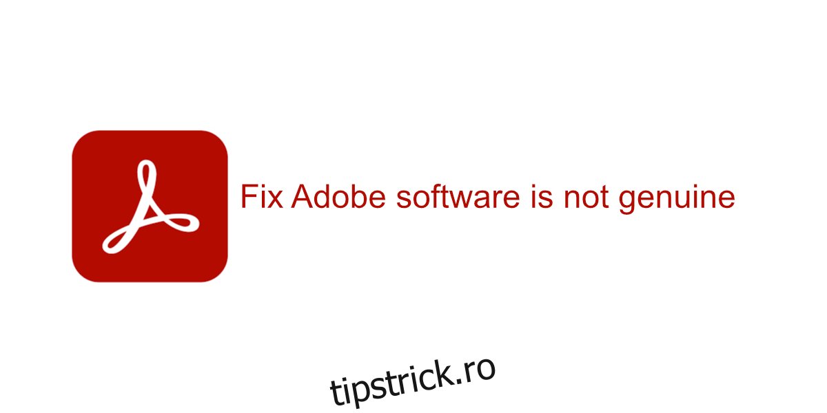 Software-ul Adobe nu este autentic
