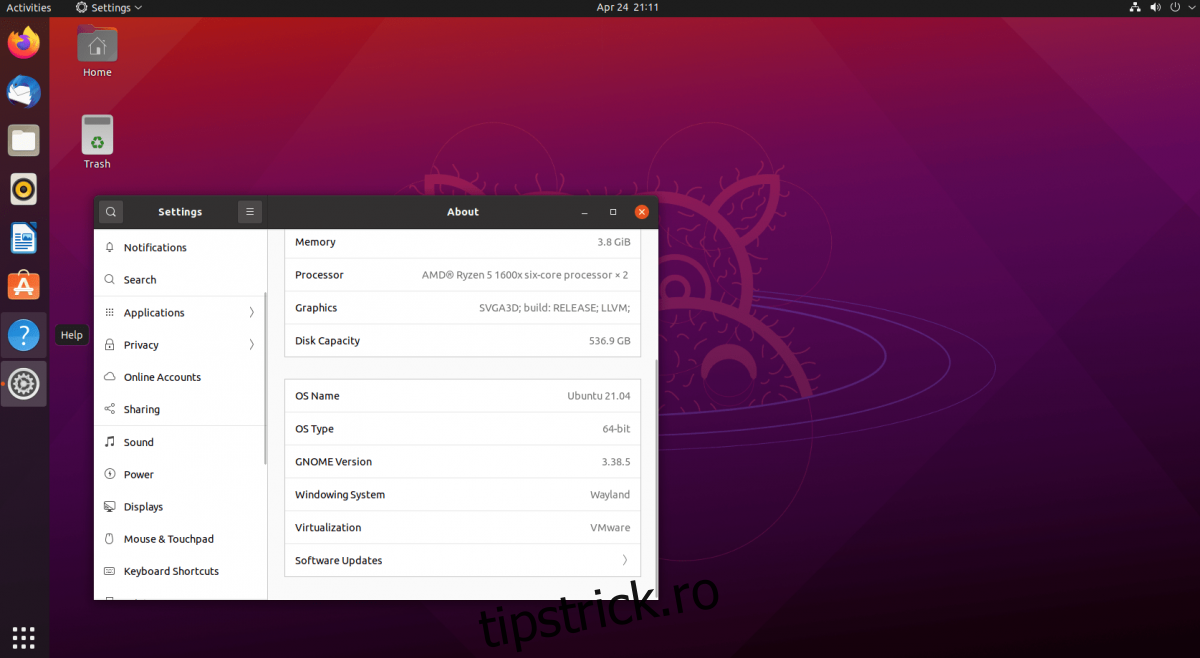 upgrade la Ubuntu 21.04