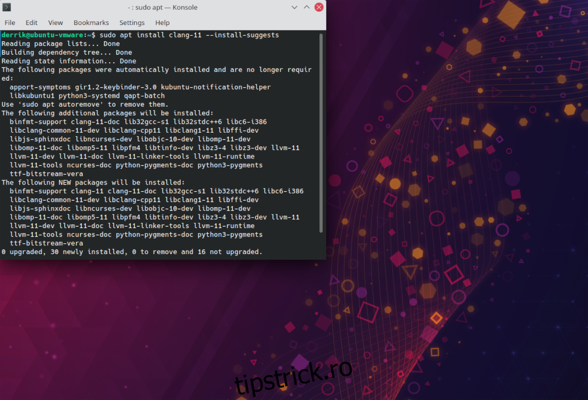 instalați Clang pe Ubuntu