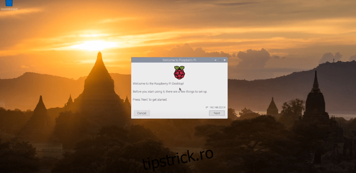 iinstalați sistemul de operare Raspberry Pi cu desktop