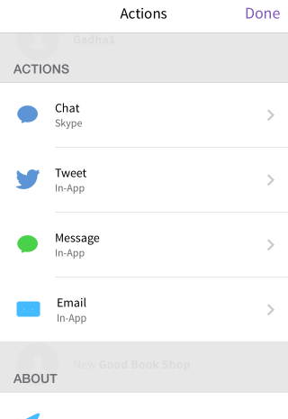 Aplicația bazată pe acțiuni vă conectează mai repede la contactele dvs [iOS]