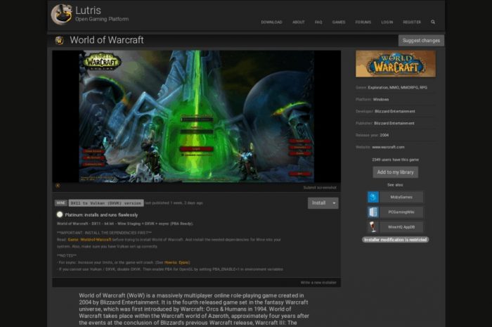 Cum să joci World Of Warcraft pe Linux