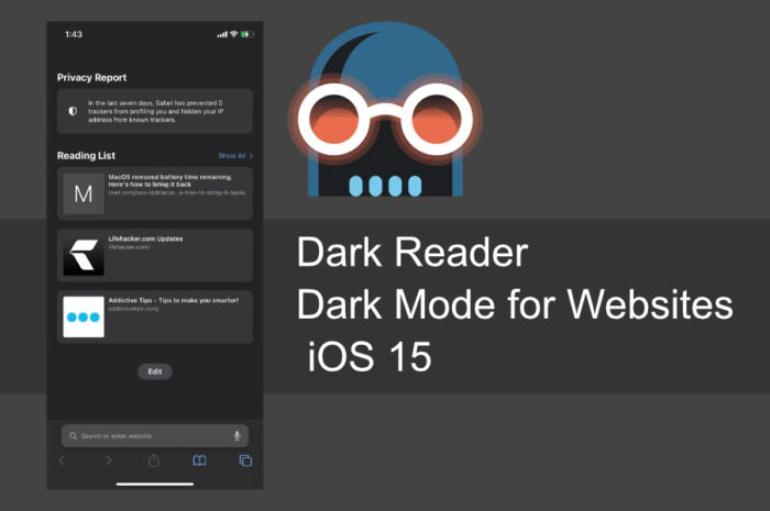 Cum să utilizați Dark Reader pentru a activa Modul întunecat pentru toate site-urile web de pe iOS 15