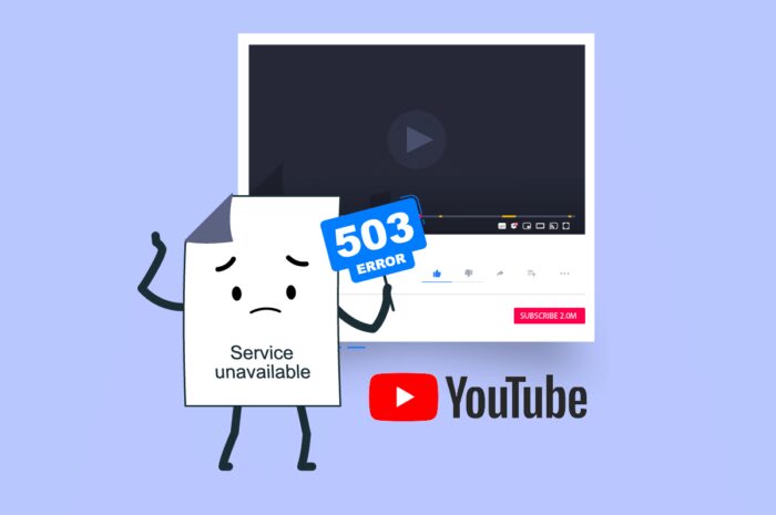 Remediați eroarea de rețea YouTube 503