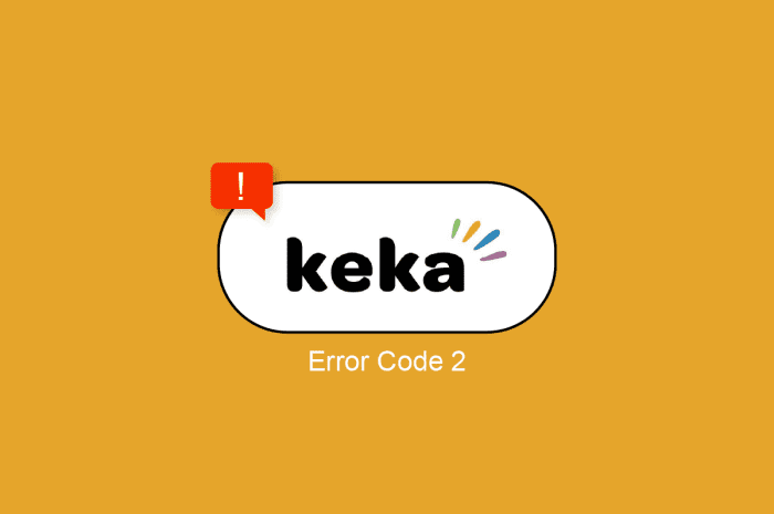 Remediați codul de eroare Keka 2 pe macOS