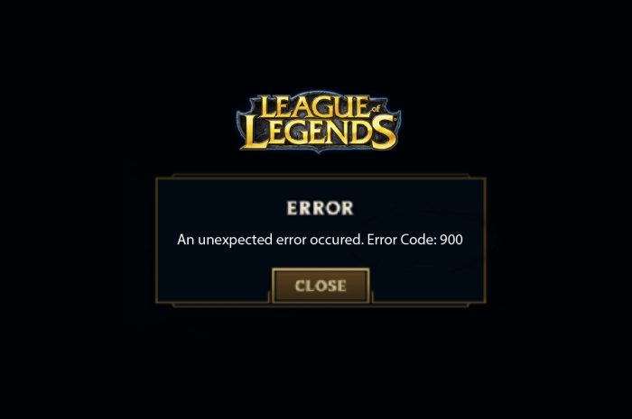 Remediați codul de eroare League of Legends 900 pe Windows 10