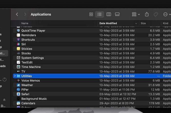 Ce aplicații trăiesc în folderul Utilități macOS?
