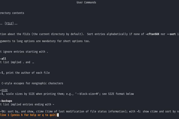 Cum să utilizați comanda man în Linux